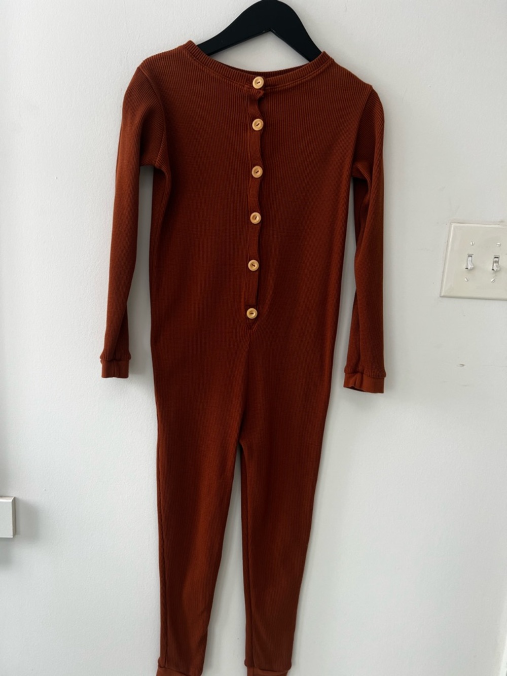 Kids micro  thermal Romper Vintage made in Canada unisex